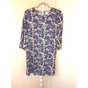 H&M Blue Paisley Dress - size 10